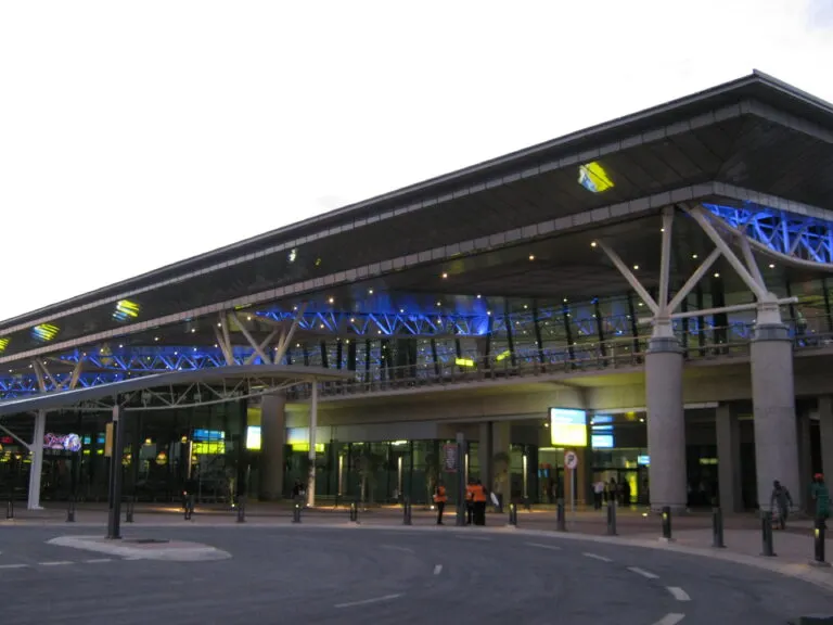 Passenger terminal at King Shaka International Airport.
