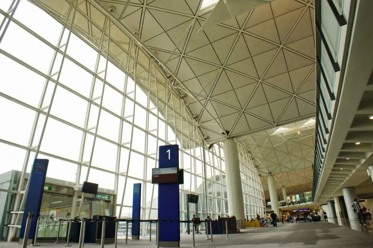 Hong Kong International Airport Departure Gate 1 in Terminal 1.