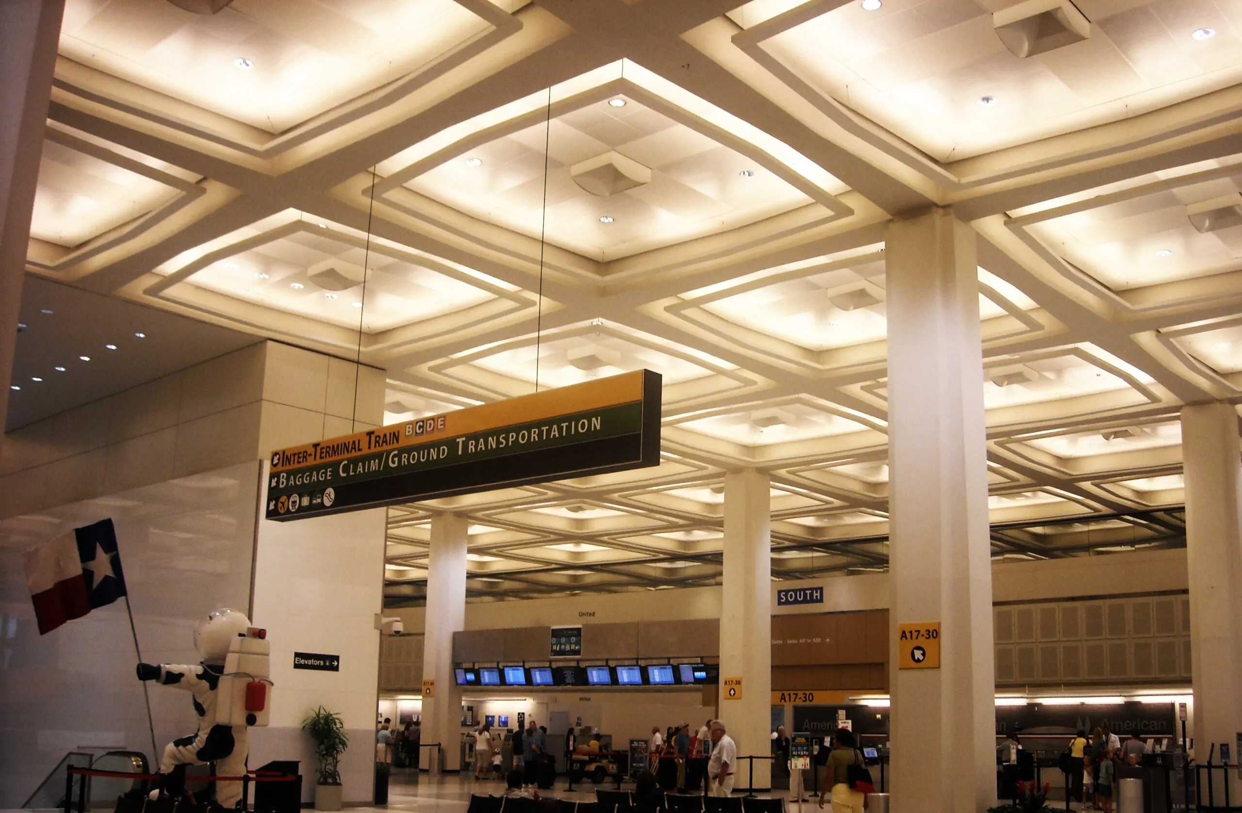 George Bush Intercontinental Airport Terminal A in Houston.